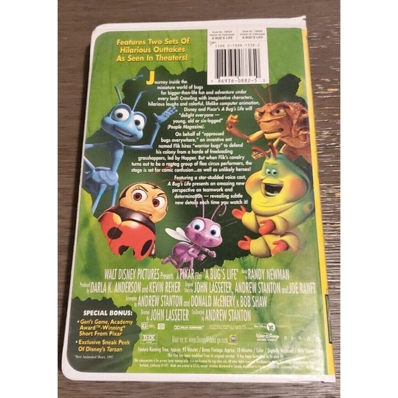 A Bug's Life VHS Clamshell Case - Picture 2 of 5